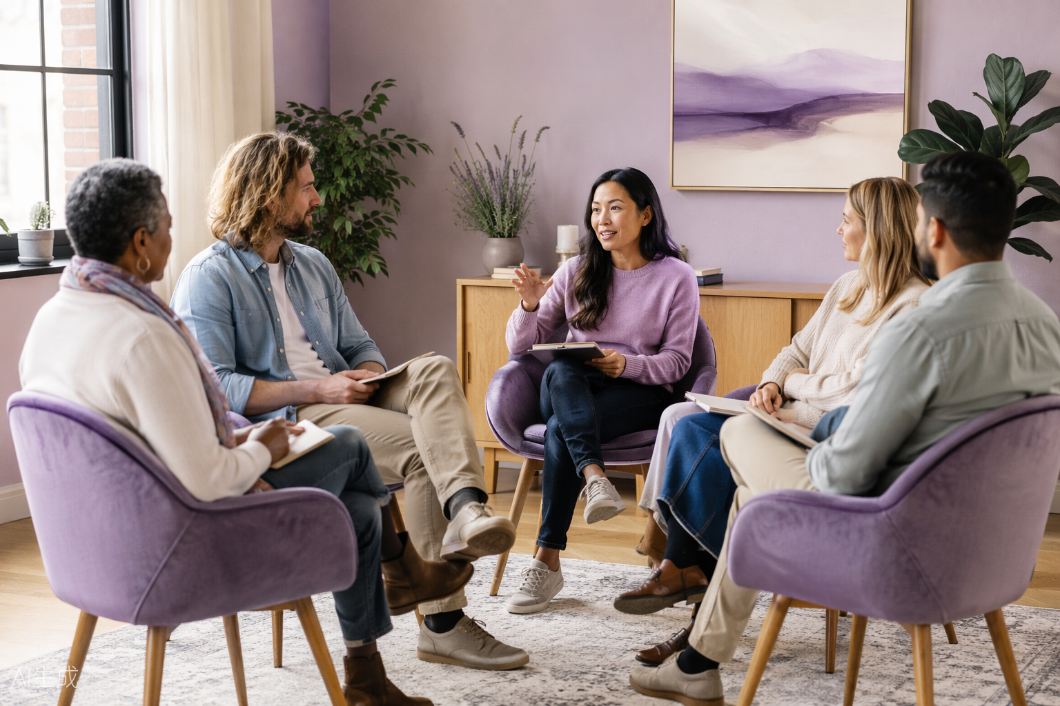 A diverse group supervision circle of counsellors